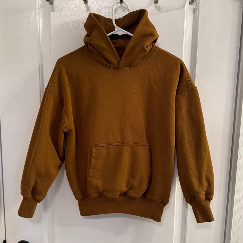 Yeezy x Gap Youth Double Lined Hoodie Brown Large 10 Oversized